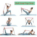 Miniatyrbild 2 av 5: Yogastretchband, justerbar multiloop för stretching, fysioterapi, träning, pilates, dans och gymnastik