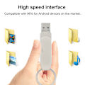 Miniatyrbillede 7 af 7: 3i1 TypeC-interface roterende højhastigheds U-disk til Android / mobiltelefon / computer (32 GB)