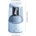 Miniatyrbillede 9 af 9: Elektrisk blyantspidser, bærbar automatisk blyantspidser til farveblyanter, automatisk stop, fuldautomatisk skarp og hurtig, USB-drevet blue