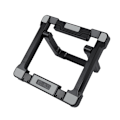 Miniatyrbillede 3 af 7: Bærbar notesbogsbeslag Foldbar bærbar computerstand Liftable Tablet Holder (Sort)