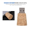 Miniatyrbillede 6 af 7: Ønskende flydende flasker USB2.0 Flash Drive Wood Flash Memory Stick U Disk(32G)