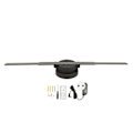 Miniatyrbilde 1 av 7: 3D Hologram Projektor Vifte 244 LED 1024X640 Oppløsning WiFi Holografisk Reklame Display Støtte Telefon APP PC 100‑240V EU Plugg