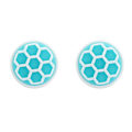 Miniatyrbilde 3 av 7: Tommelgrepsett Joystick Cap Silikong Kontrollerbeskyttelse Sklisikker Cap for Switch Lite(Beehive Green)
