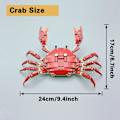 Miniatyrbillede 6 af 6: Ocean Animal Building Blocks, Deep Sea Creatures Building Toy Set til børn dreng pige krabbe(242PCS)