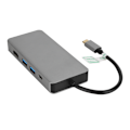 Miniatyrbillede 3 af 7: Aluminium Type C 5-i-1 dockingstation med HDMI dobbelt skærm til iphone Mac Book / Huawei Mate Book