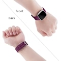 Pikkukuva 6 / 6: Älykäs rannekkeen hihna on yhteensopiva Fitbit versa -älykellojen, versa 2:n ja versa Lite se -kellojen kanssa naisille ja miehille（ Fuchsia-L）