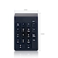 Miniatyrbillede 2 af 5: Trådløse numeriske tastaturer, numerisk tastatur Numpad 22 taster bærbar 2,4 GHz finansielle regnskabstal tastaturudvidelser