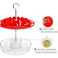 Pikkukuva 2 / 6: Paras Hummingbird-syöttimet ulkotiloihin ripustettavaksi, helppo puhdistaa ja täyttää, Mary's Sweety Hummingbird-syöttimet lahjoiksi ikkunaan ja puutarhaan, More Birds 1PC