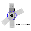 Pikkukuva 4 / 7: Pyöritettävä karkkivärinen USB 2.0 -muistilaite Peukalo Flash-asema U-levy (Musta 16 Gt)