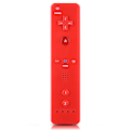 Miniatyrbilde 1 av 7: Spillkontroll håndkontroll Gamepad med analog joystick for WiiU/Wii-konsoll (rød)