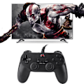 Miniatyrbillede 5 af 7: USB-kablet Gamepad Joypad Games Controller Håndtag til Batman 2