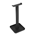 Miniatyrbilde 3 av 7: Hodetelefonstativ Multifunksjonell Plassbesparende Robust Holdbar Stabil Lys Farge Headset StativSvart