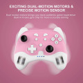 Pikkukuva 5 / 5: Switch Pro -ohjain Nintendo Switchille/Switch Litelle/OLEDille, langaton Switch-ohjain LED-valolla ja herätystoiminnolla, ergonominen liukumaton