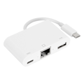 Pikkukuva 7 / 7: NK‑107TC Type‑C -sovitinmuunnin ulkoinen verkkokortti RJ45 100M Internet USB -kuulokemikrofoni