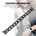 Miniatyrbillede 2 af 7: Metal Justerbar Rem til Fitbit Charge 2 med Rhinestone-rem i Sort