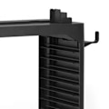 Miniatyrbilde 3 av 7: Spilllagringsstativ for spill, multifunksjonelt, universelt, vertikalt spilldiskstativ for Switch-spilltilbehør, svart