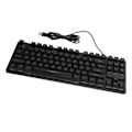 Miniatyrbild 3 av 7: Mekanisk tangentbord 87 tangenter Trådbunden USB Bakgrundsbelysning Speltillbehör för bärbar dator GK‑10