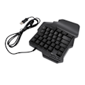 Miniatyrbild 7 av 7: Enhands Gamingtangentbord 7 Färger RGB Bakgrundsbelysning Ergonomisk 35 Tangenter Bärbar Mini Gaming Tangentbord med handledsstöd för PC Gamer