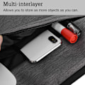 Pikkukuva 5 / 7: Anti-collision Notebook Case Multi-interlayer Laptop Bag for 15.6in Notebook - Coffee