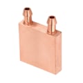 Miniatyrbilde 7 av 7: Kobber Vannkjølingsblokk for Grafikk GPU Hoved CPU 40 * 40 * 10mm