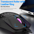 Miniatyrbilde 8 av 8: Gaming Mus Wired, Lettvekt RGB Gaming Mus, 4 Justerbare DPI Opptil 3600, 6 Programmerbare Knapper, Ergonomisk Datamus for Windows/PC/Mac