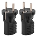 Miniatyrbild 1 av 7: 2-pack  till 5-15R strömadapter hane till hona Plug and Play  till  strömomvandlare