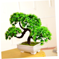 Miniatyrbild 7 av 7: 1 st. Glaskruka Tall Dekoration för Skrivbord Simulerad Hälsning Tall Välkommen Sång Välkommen Tallväxter Simulerad Tallväxt Krukväxt Bonsai Dekorationer
