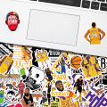 Pikkukuva 2 / 5: Nba-supertähti Kobe Black Mamba -tarrat, 200 kpl, vedenpitävät ja UV-kestävät, loistavat kaikkiin laitteisiisi