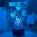 Miniatyrbillede 4 af 7: 3D LED Lys Anime Yu Yu Hakusho til Soveværelses Dekoration Natlys Børnefødselsdagsgave Manga Værelse Bord 3D Lampe Yu Yu Hakusho