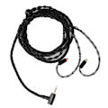 Miniatyrbillede 5 af 7: 25 Core Silver Plated Cable OFC Upgrade Audio Cable til MMCX Connector til Shure SE215Black 2.5 Balanced Head
