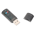 Miniatyrbillede 2 af 7: Trådløs sender 1 til 2 Bluetooth-sender med USB+AUX dobbelt indgangsfunktion