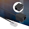 Miniatyrbillede 5 af 7: 5 stk. RJ45 til RJ11 netværkskabel til telefonlinje 8PIN4C til 6PIN4C sokkeladapterkonverter