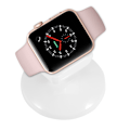 Miniatyrbild 5 av 7: Glidbar roterbar laddningshållare nattduksbord displayhållare för Apple iWatch vit