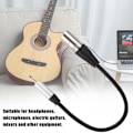 Pikkukuva 7 / 7: Kullattu 3,5 mm:n mono uros - 3-napainen XLR uros PVC-ulkokuosi sinkkiseoskuoriadapterikaapeli 0,3 m