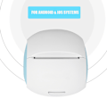 Pikkukuva 3 / 7: Lämpöpaperi WiFi-valokuvatulostin 57*50mm Mustavalkoinen pikselitulostin Androidille/iOS-Musta