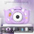Pikkukuva 1 / 3: Lasten kamera, jolla voi ottaa kuvia ja videoita, lasten syntymäpäivälahjat, pieni SLR-kamera, sarjakuvalelut Purple Rabbit 64G Memory Card