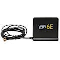 Miniatyrbilde 1 av 7: WiFi6E trådløs nettverkskortantenne Omnidirectional 4dBi høy forsterkning 2,4 GHz 5,8 GHz WiFi nettverkskortantenne med SMA-port svart