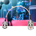 Miniatyrbillede 7 af 7: 1 stk. BNC han til UHF hun adapter kabel konverter til RF radioantenne 15cm