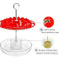 Pikkukuva 2 / 6: Paras Hummingbird-syöttimet ulkotiloihin ripustettavaksi, helppo puhdistaa ja täyttää, Mary's Sweety Hummingbird-syöttimet lahjoiksi ikkunaan ja puutarhaan, More Birds 2PCS