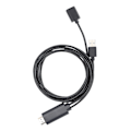 Miniatyrbillede 7 af 7: HD TV-kabel USB til HD Multimedia Interface-konverterkabel til Android / IOS-system Sort