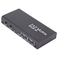 Miniatyrbillede 5 af 7: HD Multimedia Interface Switcher 2 ind 2 ud 4K 30Hz Auto High Definition Multimedia Interface Selector Hub