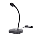 Miniatyrbild 3 av 7: USB-mikrofon Enkel stil Omnidirektionell 360° Justerbar Datorutrustning för Win XP för Win 7 för OS X Svart