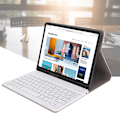 Miniatyrbild 6 av 7: Bluetooth-tangentbordsfodral med intelligent sömnfunktion för iPad Pro 11 tum (rosa)