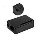 Miniatyrbillede 6 af 7: ABS Plast Kabinet Beskyttende Etui Cover Skal til Raspberry Pi 3/2/B+ (Sort)