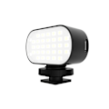 Miniatyrbilde 1 av 5: RGB LED-lys, 6 fargetemperaturer, 180 min lang batteritid, gradientmodus, blitsmodus 180° fylllys for AOCHUAN Stabilizer