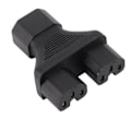 Miniatyrbillede 5 af 7: IEC320 C14 til C15 Strømadapter Professionel Han til Hun C14 til C15 Strømstikadapter til Bærbar Højttaler Printer