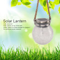 Miniatyrbilde 2 av 4: 2 stk. solcelled glasskule vanntett automatisk LED roterende sprukket lanternelys for plen terrasse utendørs