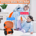 Pikkukuva 2 / 6: Älykäs robottilelu lapsille, interaktiivinen kauko-ohjattava lemmikki, jossa on Walkie Talkie ja langaton RC-ohjelmointitila pojille ja tytöille, opetuslahja