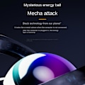Miniatyrbillede 6 af 8: Ledningsforbundet Gaming Mus Computermus Mekanisk Åndedrætsfarvet Lys med Lyd 7 Taster USB Flettet Reb 4 Hastighed DPI Ergonomi PC Laptop Mecha Hvid