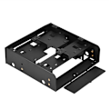 Miniatyrbillede 5 af 7: OImaster 2,5\" / 3,5\" HDD / SSD til 5,25\" Floppy Drive Bay Computer Montering Beslag Adapter